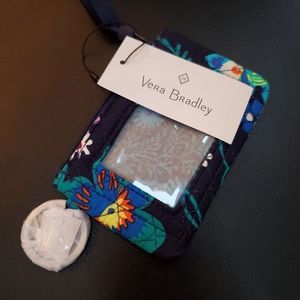 Vera Bradley Moonlight Garden Iconic Zip ID Case